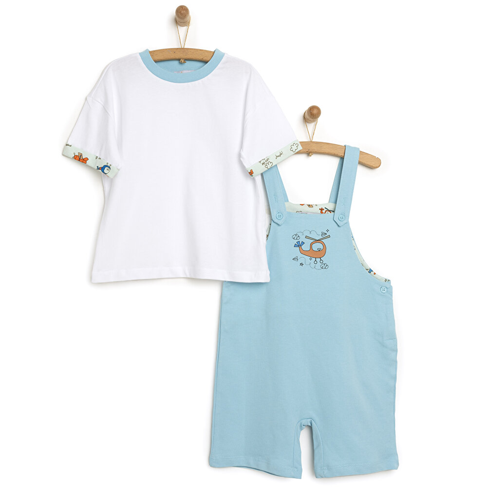 Read To Fly Salopet-Tshirt Erkek Bebek