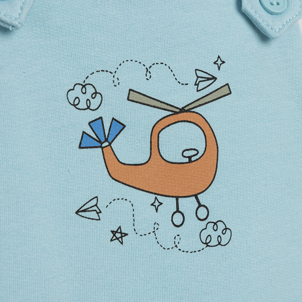 Read To Fly Salopet-Tshirt Erkek Bebek