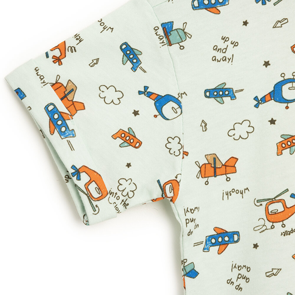 Read To Fly Tshirt-Şort Erkek Bebek