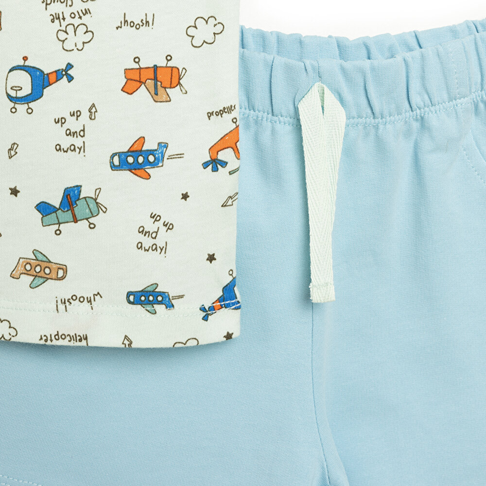 Read To Fly Tshirt-Şort Erkek Bebek