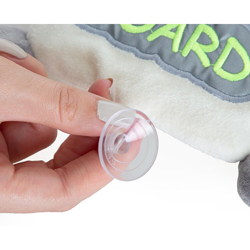 Reflektörlü Arabada Bebek Var Aparatı - Gri