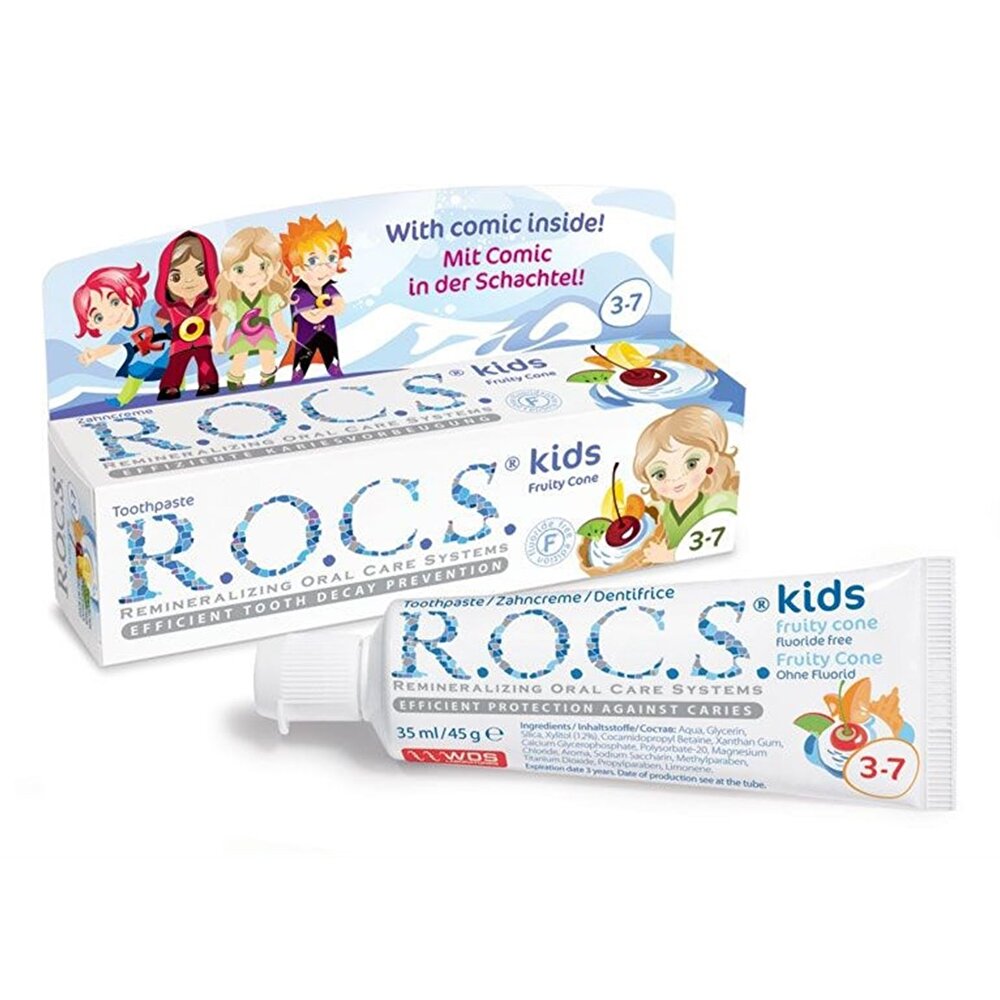 Kids Florürsüz Diş Macunu 3-7 Yaş 35 ml