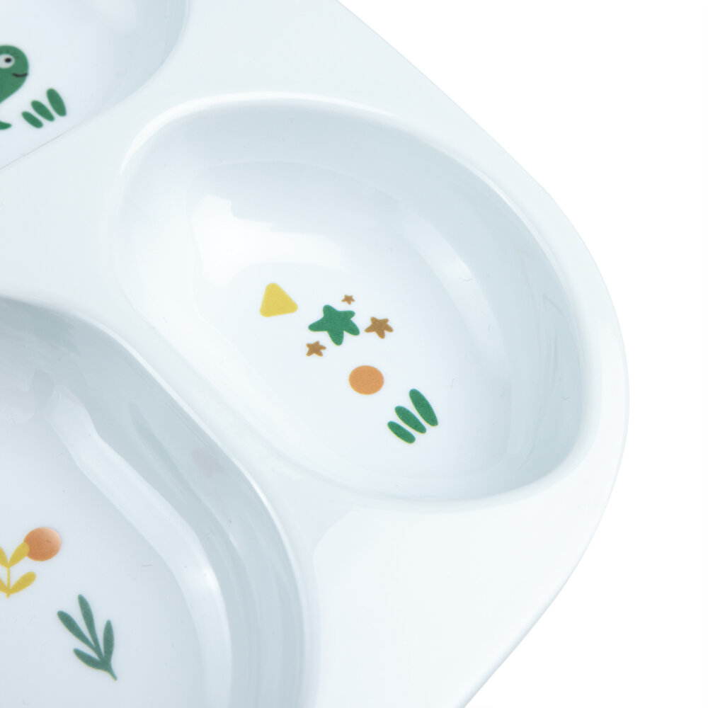 Safari Melamin Mama Tabağı 4 Bölmeli