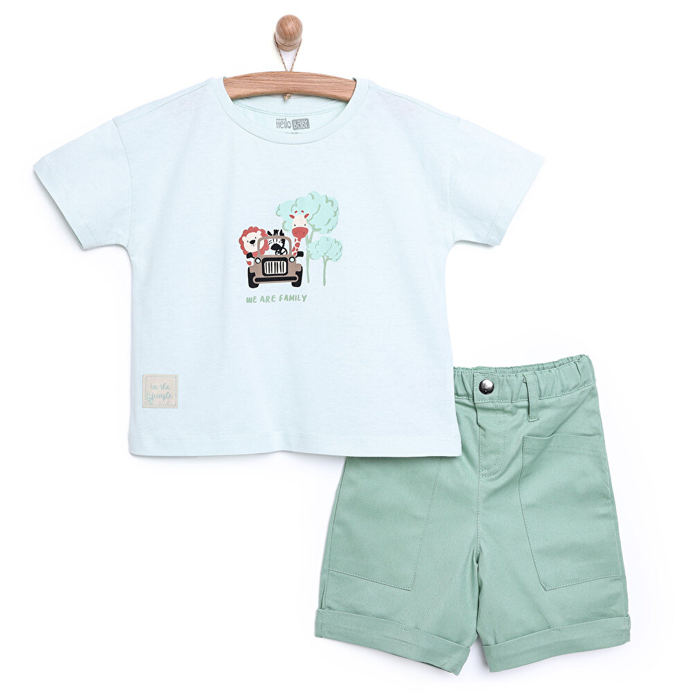 Safari On Amazon Tshirt Şort Erkek Bebek