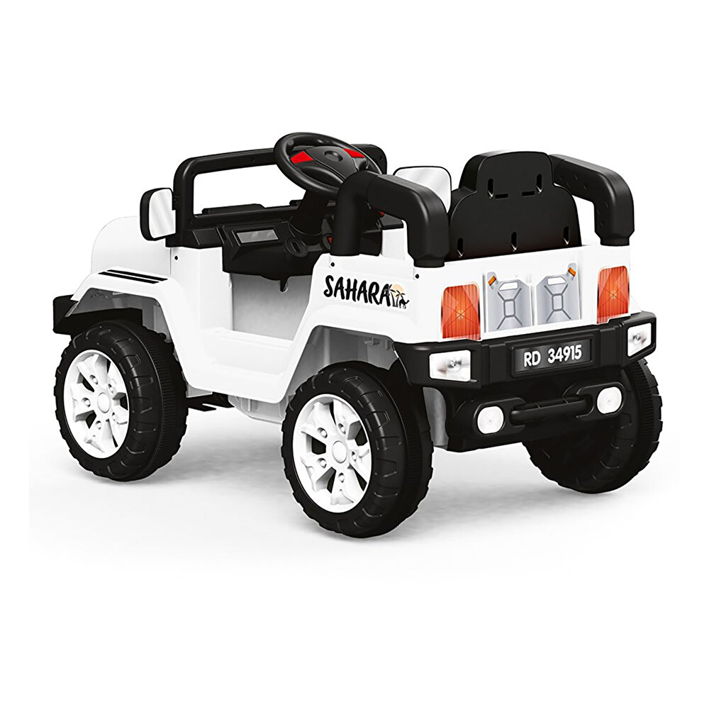 Sahara 12V Akülü Araba Uzaktan Kumandalı 4*2 Beyaz
