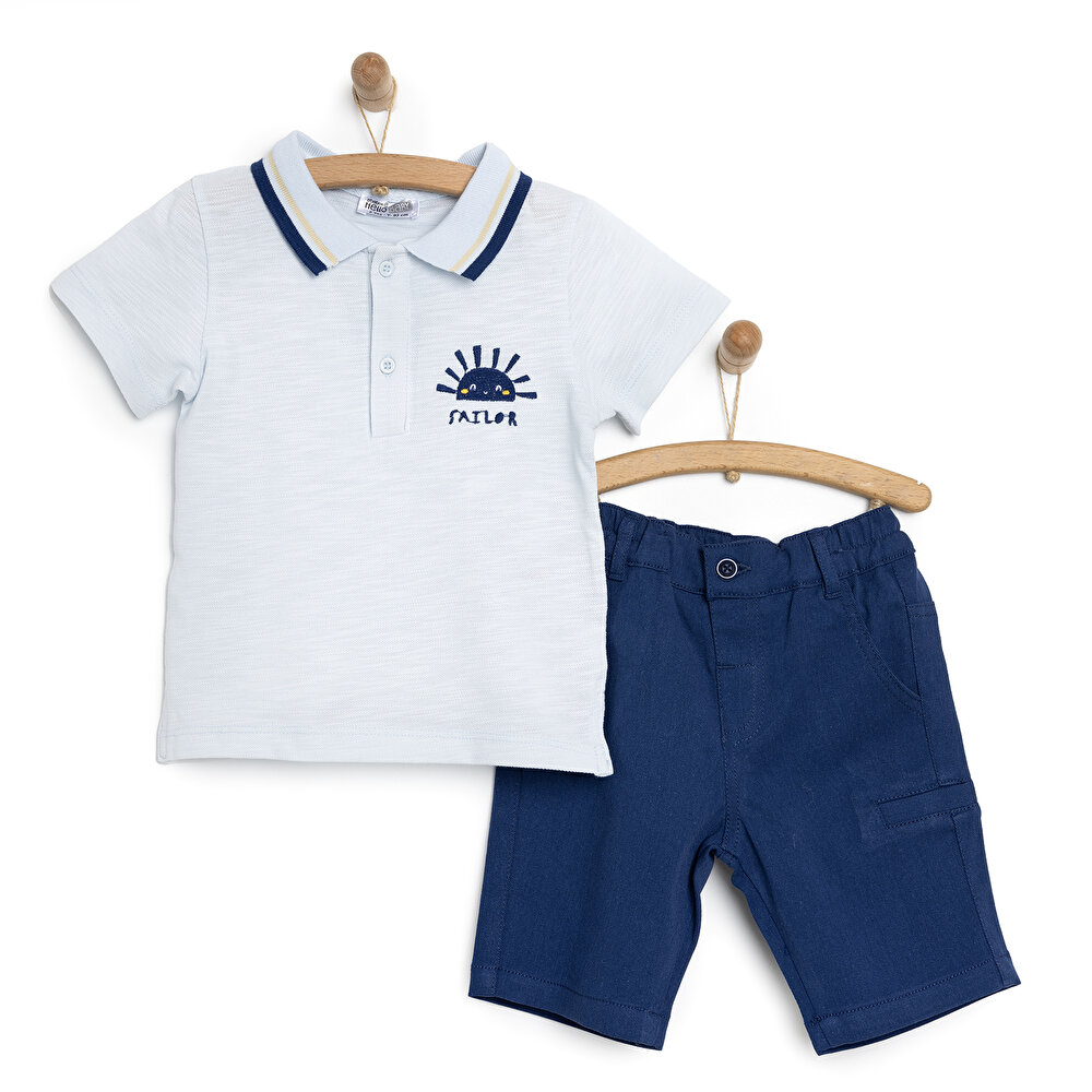 Sailor Tshirt-Şort Erkek Bebek