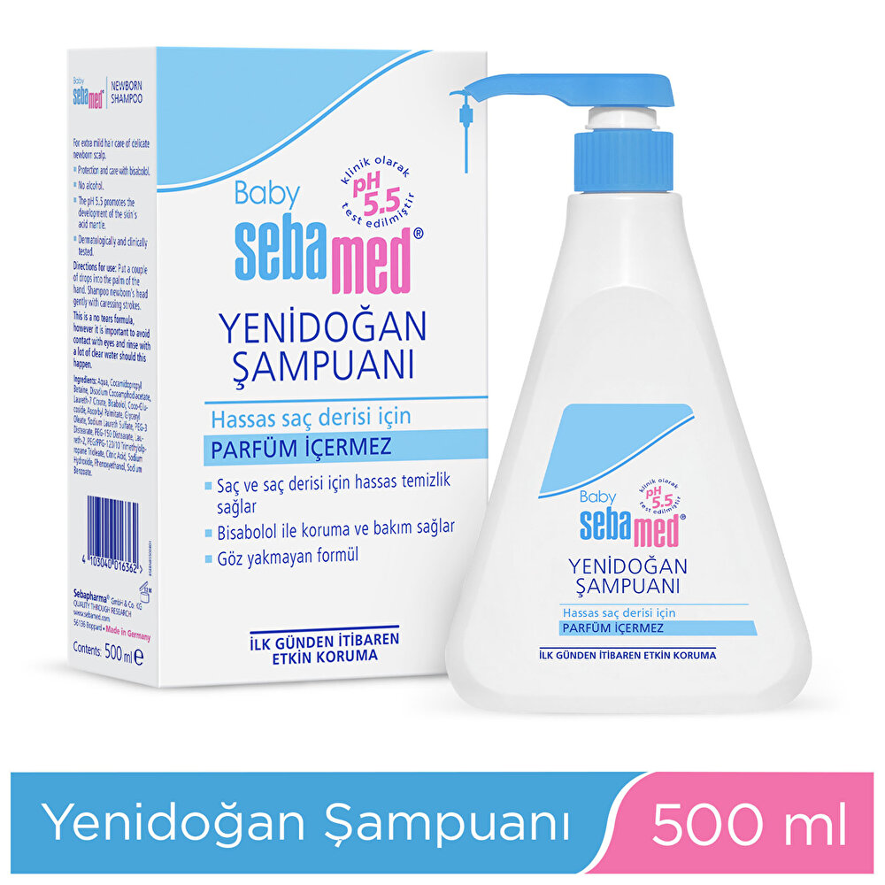 Baby Sebamed Yenidoğan Şampuanı 500 ml