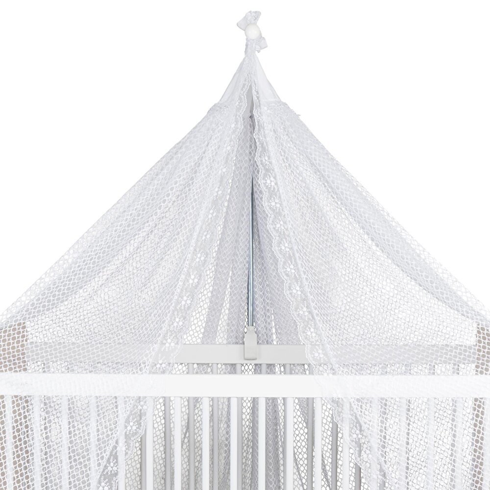 Bebek Tül Cibinlik Sedefli Beyaz