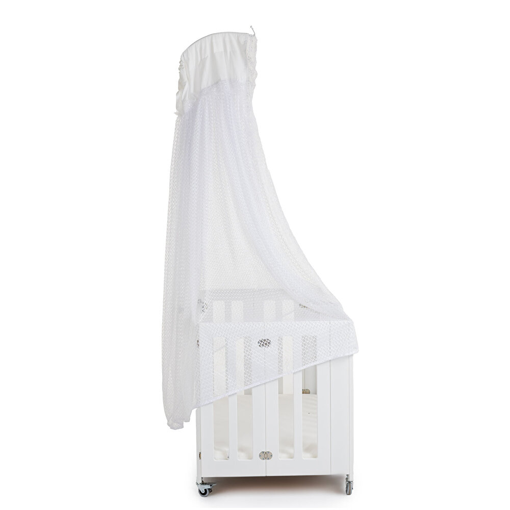 Bebek Tül Cibinlik Sedefli Beyaz