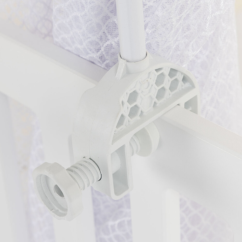 Bebek Tül Cibinlik Sedefli Beyaz