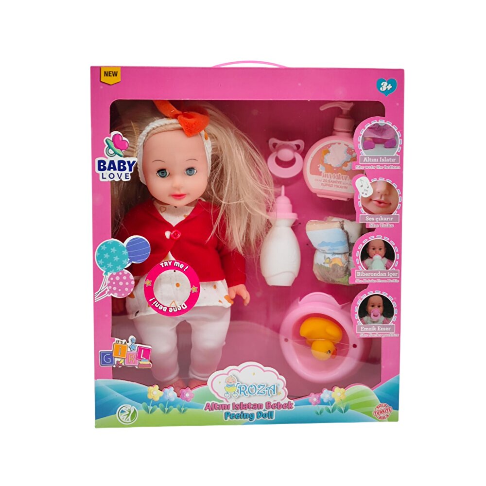 Sesli Altını Islatan Roza Bebek