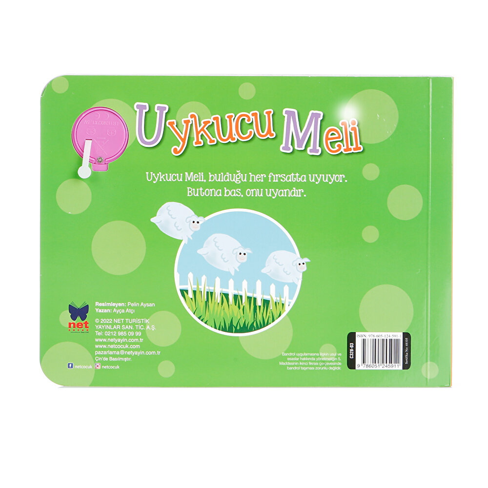 Sesli Kitabım Uykucu Meli Bebek Kitabı
