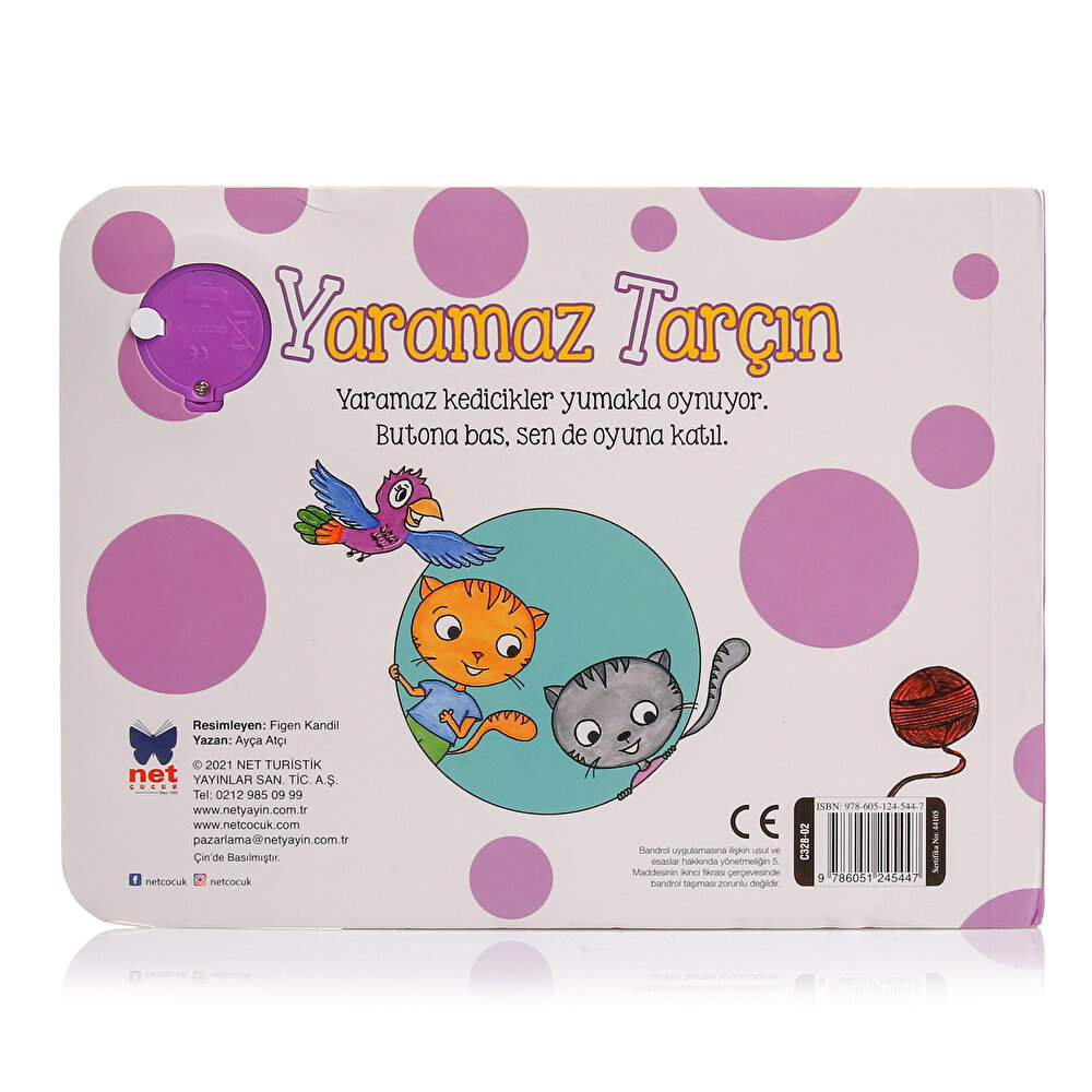 Sesli Kitabım Yaramaz Tarçın Bebek Kitabı