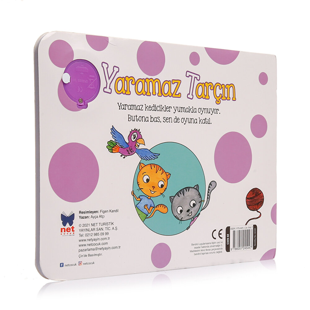 Sesli Kitabım Yaramaz Tarçın Bebek Kitabı