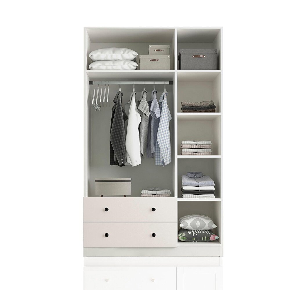 Side 3 Kapaklı 2 Çekmeceli Dolap