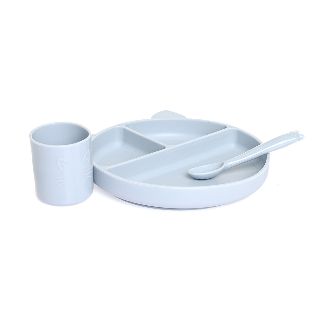 Silikon Bebek Alıştırma Bardağı 120 ml Buz Mavisi