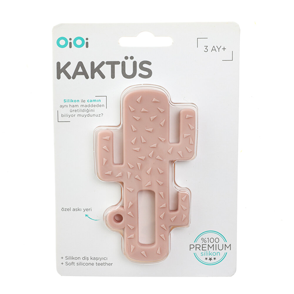 Silikon Diş Kaşıyıcı Kaktüs Pembe