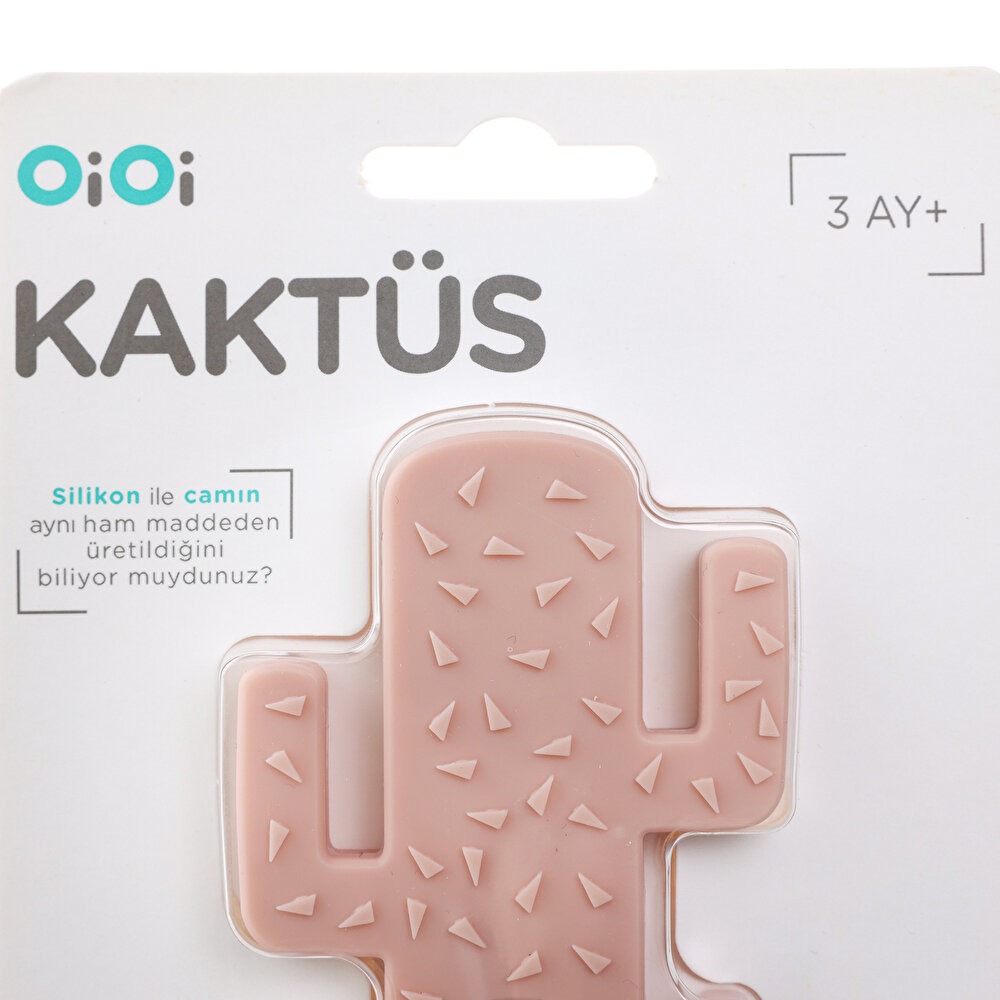Silikon Diş Kaşıyıcı Kaktüs Pembe