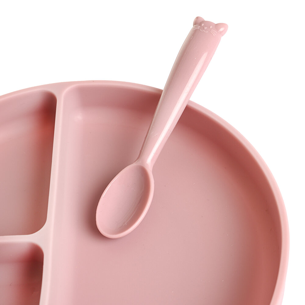 Silikon Mama Kaşığı Lila