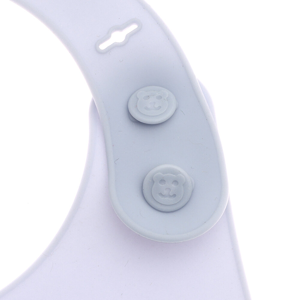 Silikon Mama Önlüğü - Buz Mavisi