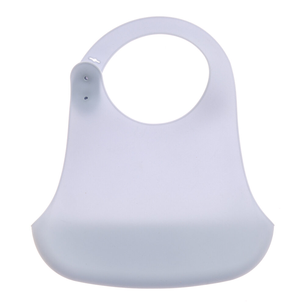 Silikon Mama Önlüğü - Buz Mavisi