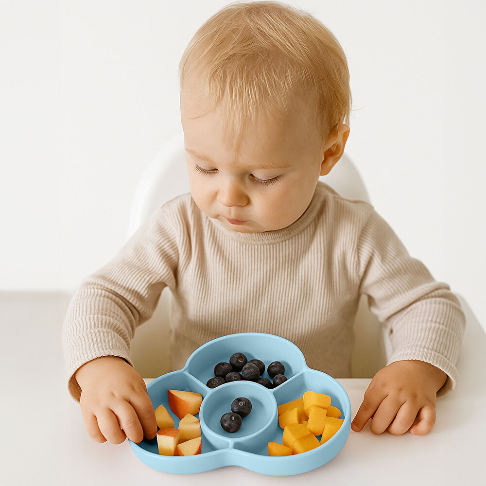 Nanninom Silikon Sürpriz Tabak Mavi