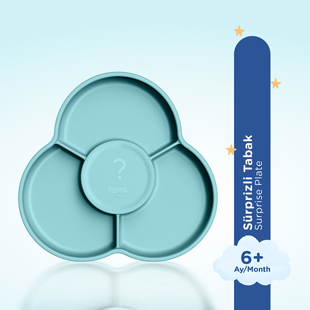 Nanninom Silikon Sürpriz Tabak Mavi