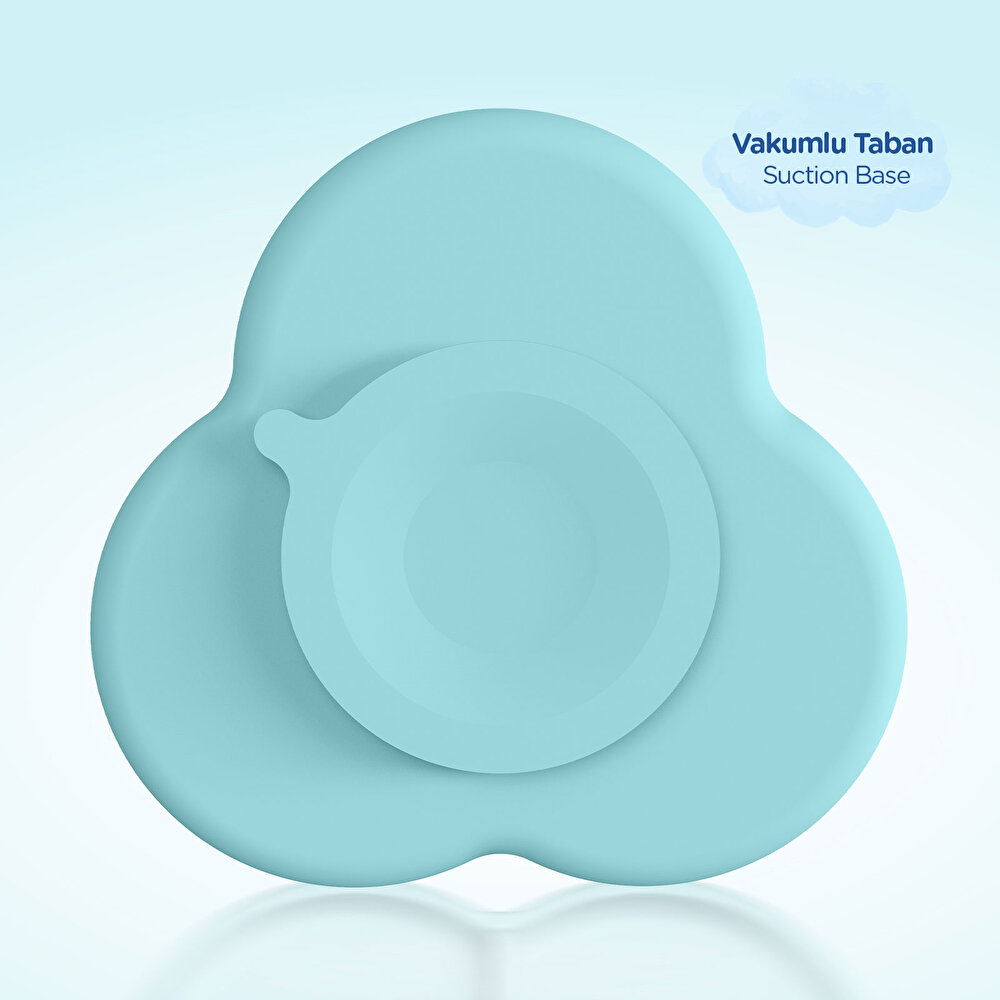 Nanninom Silikon Sürpriz Tabak Mavi