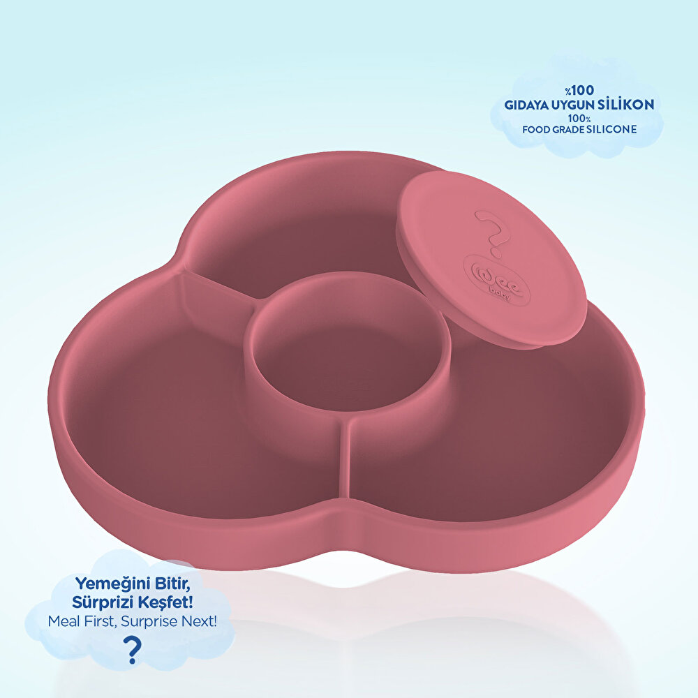 Nanninom Silikon Sürpriz Tabak Pembe