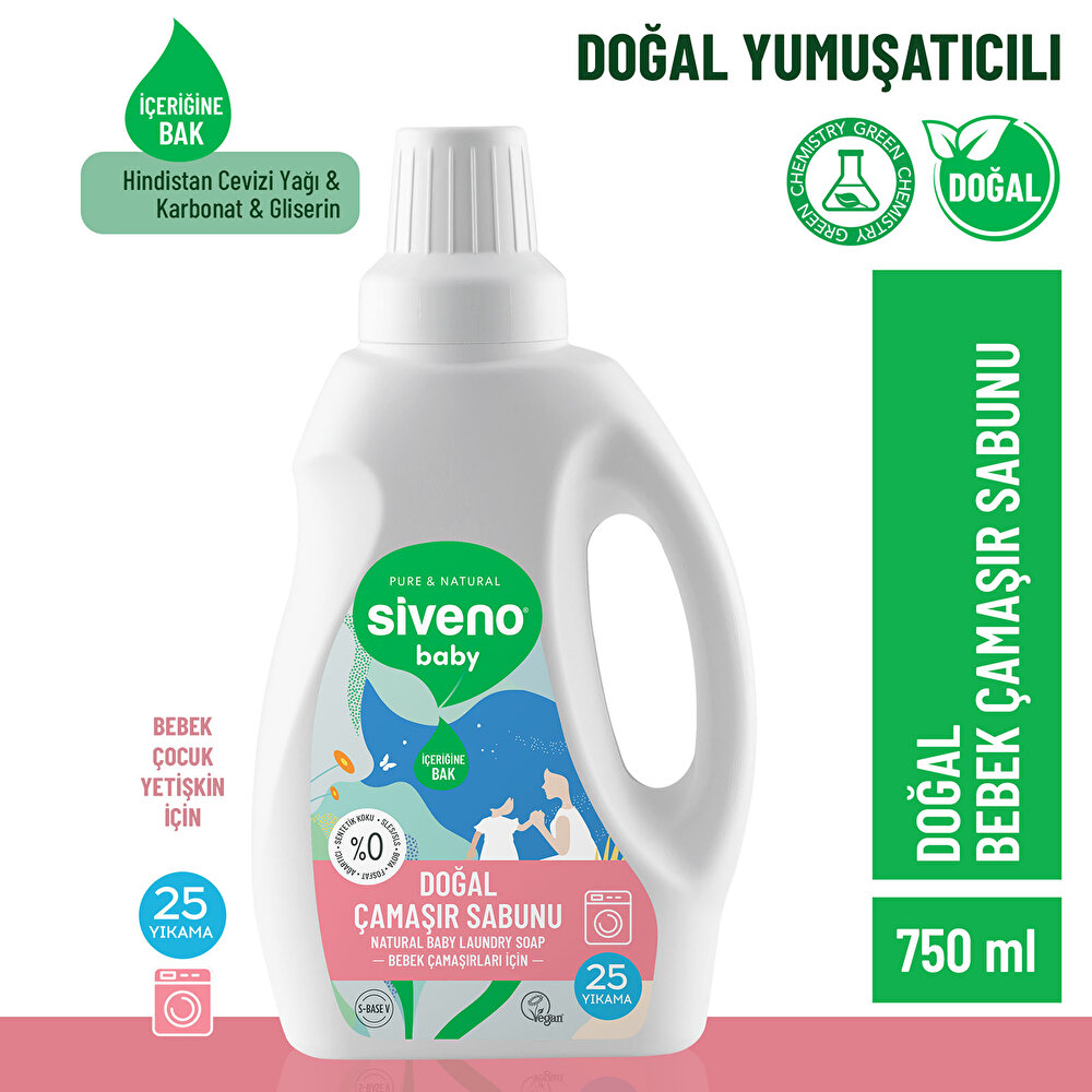 Bebek Doğal Çamaşır Sabunu 750 ml