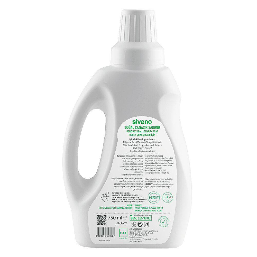 Bebek Doğal Çamaşır Sabunu 750 ml