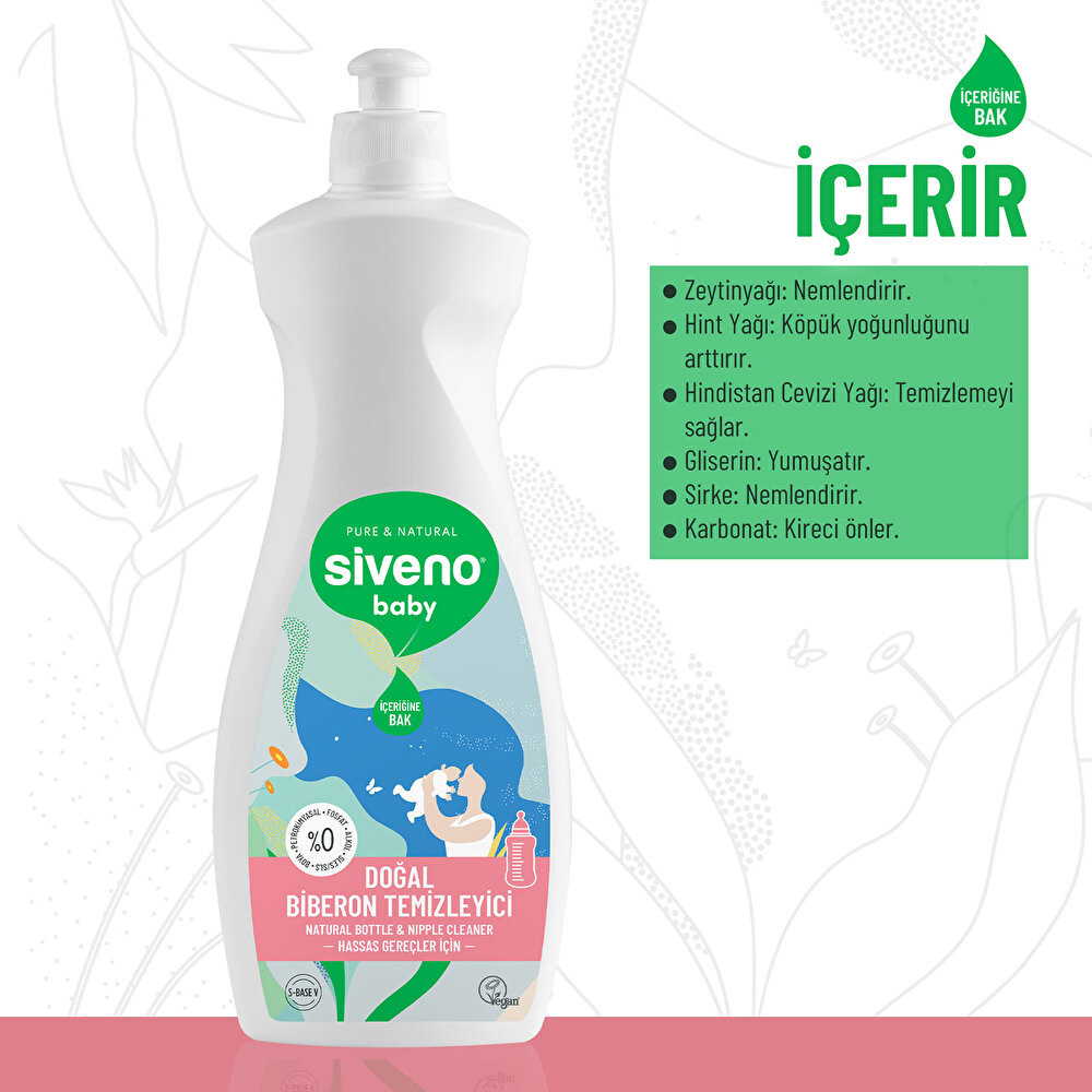 Bebek Doğal Emzik ve Biberon Temizleyici 500ml
