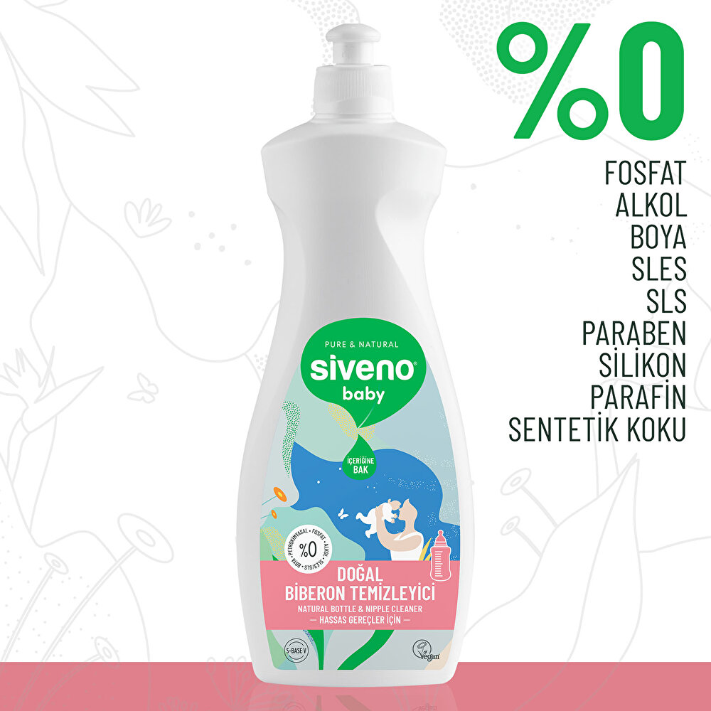 Bebek Doğal Emzik ve Biberon Temizleyici 500ml