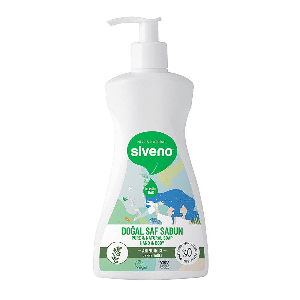 %100 Defne Yağlı Doğal Sıvı Sabun 300 ml