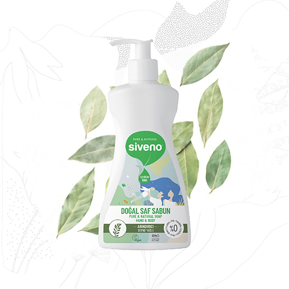 %100 Defne Yağlı Doğal Sıvı Sabun 300 ml