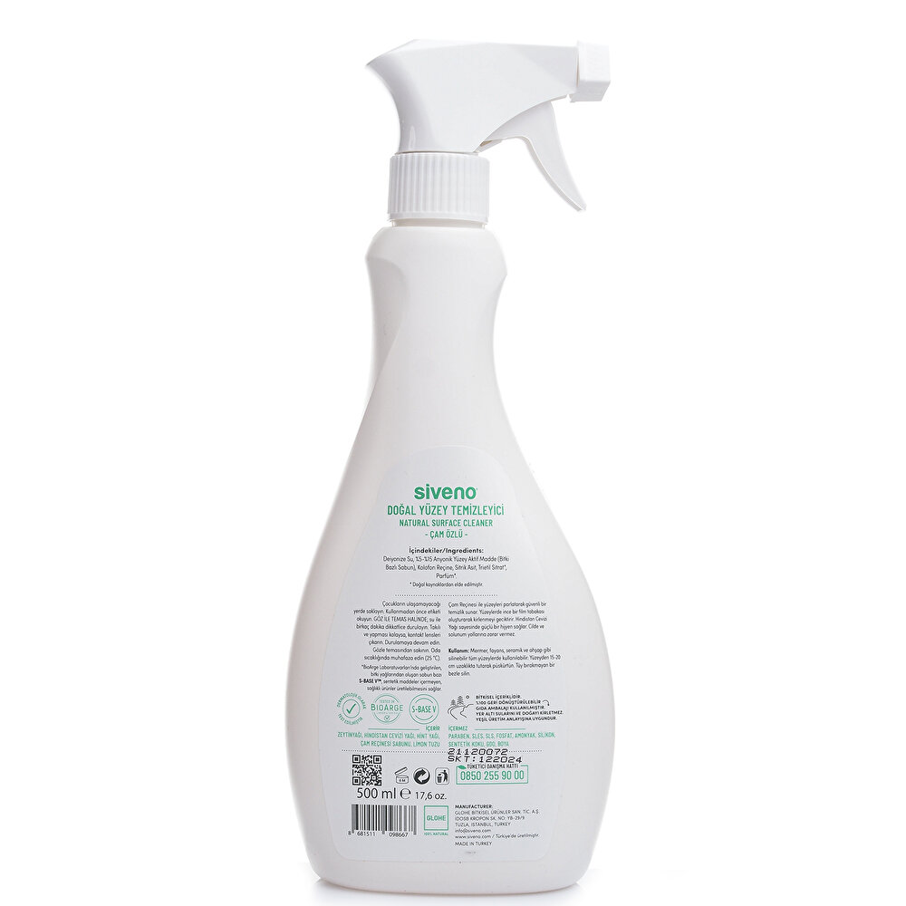 %100 Doğal Yüzey Temizleyici 500 ml