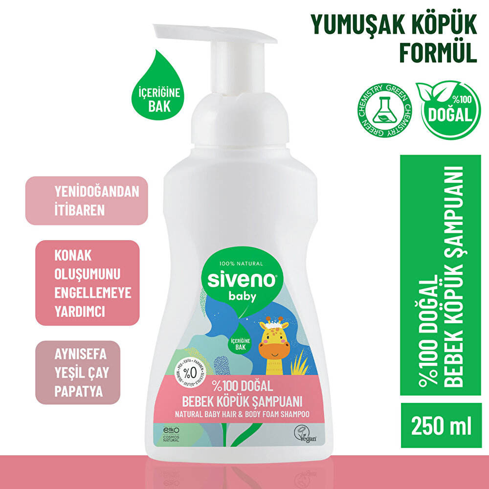 Bebek Köpük Şampuan 250 ml