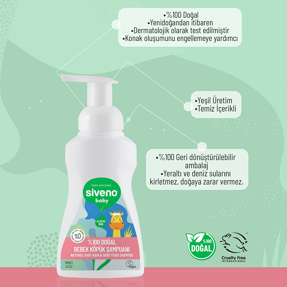 Bebek Köpük Şampuan 250 ml