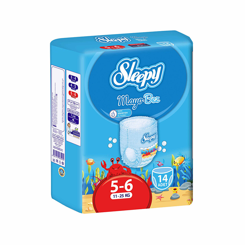 Mayo Bez XLarge 5-6 Beden 11-25 kg 14 Adet