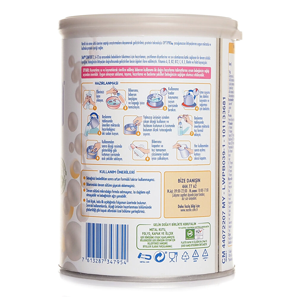 Comfort 2 Devam Sütü 400 gr 6-12 Ay