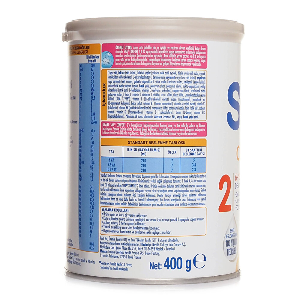 Comfort 2 Devam Sütü 400 gr 6-12 Ay