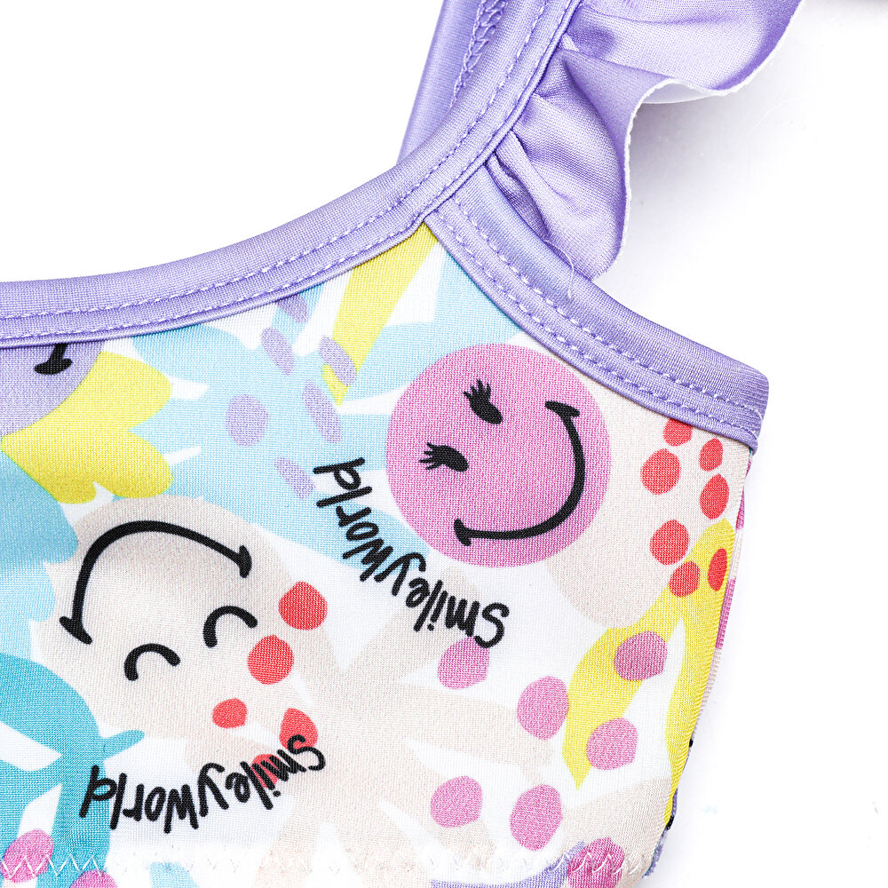 Smiley World Bikini Üstü Kız Bebek