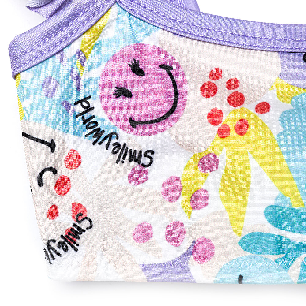 Smiley World Bikini Üstü Kız Bebek