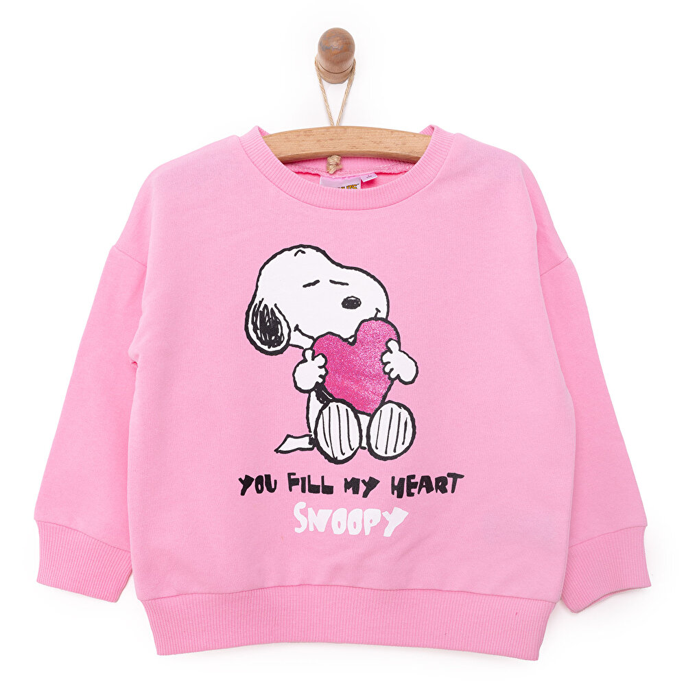 Snoopy Kız Sweatshirt Kız Bebek