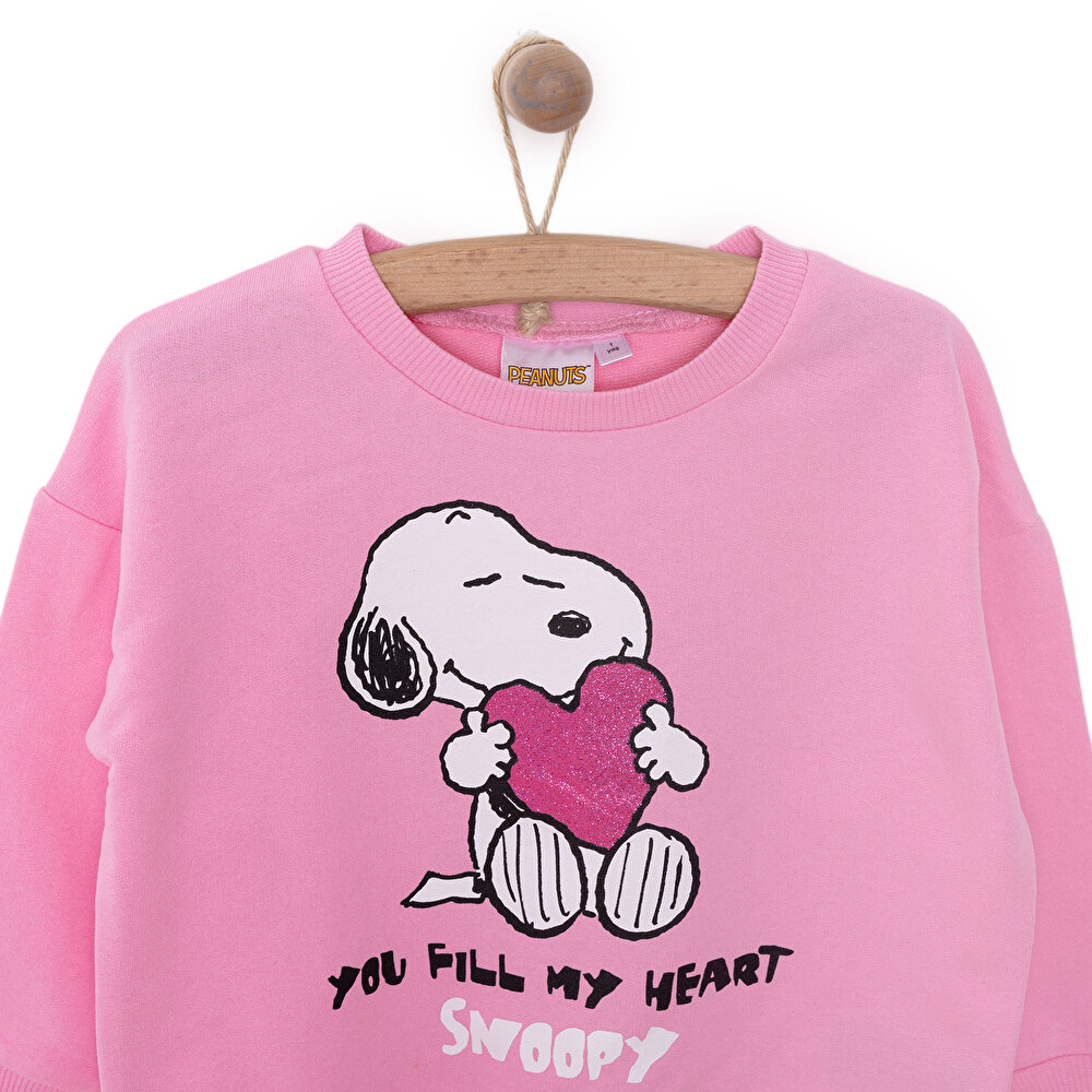 Snoopy Kız Sweatshirt Kız Bebek