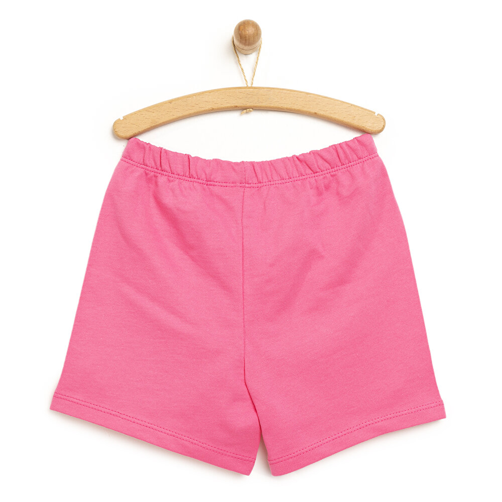 Kız Bebek Şort İki İplik Snoopy Pembe