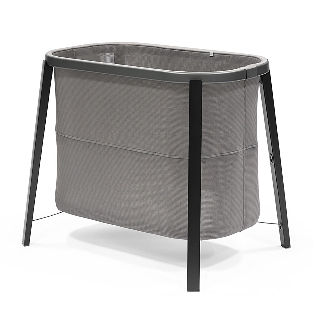 Snoozi Portatif Anne Yanı Beşik Gri