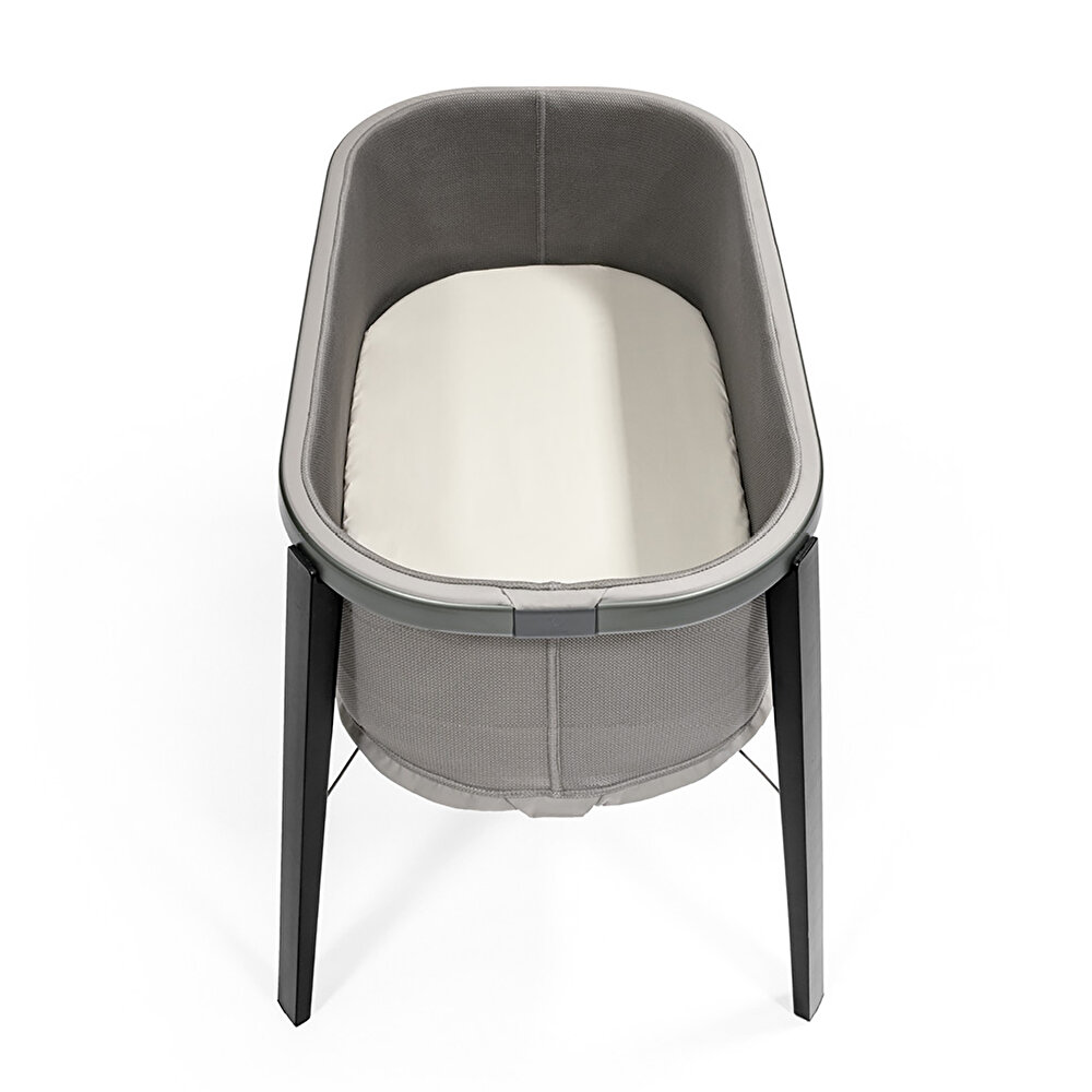 Snoozi Portatif Anne Yanı Beşik Gri