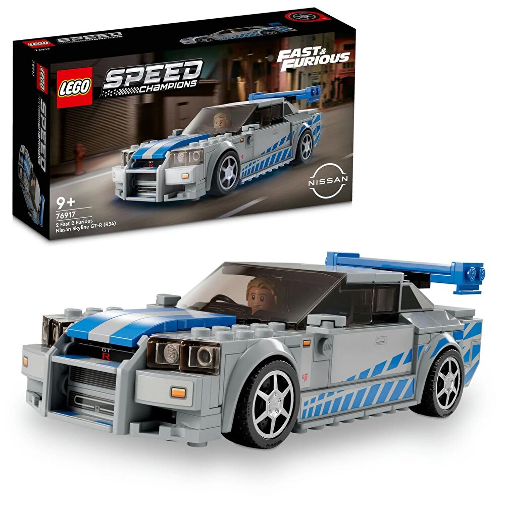 Speed Champions Daha Hızlı Daha Öfkeli Nissan Skyline GT-R (R34) 76917 (319 Parça)