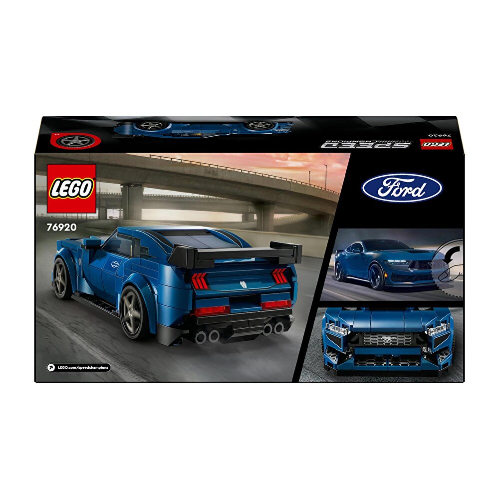 Speed Champions Ford Mustang Dark Horse Spor Araba 76920 - 9 Yaş ve Üzeri Çocuklar için Kole